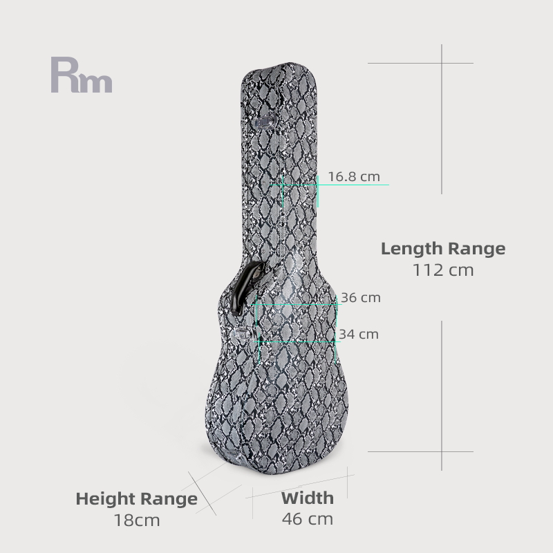 WC73-W2 38/39/40/41 Inch Hard Guitar case Arch Ballad Acoustic Hard case Musical Instrument case