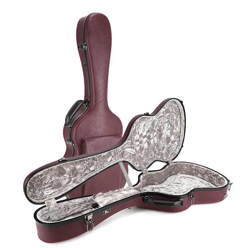 New Design Classic Guitar Case Solid Fiberglass Guitar Case Portable Durable Guitar Hard Case - 图片 4