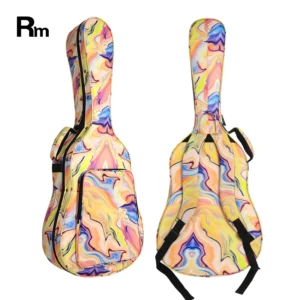 Wholesale Polyfoam Hard Case Guitar Lightweight Custom Guitar Case Portable Travel Hard Guitar Bag Acoustic