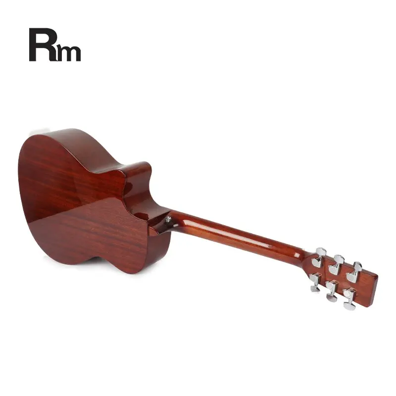Zy-Std02 Rm Rainbow Oem Service Wholesale Price Custom Logo High Quality Hot Sale 41 Inch Spruce Top Acoustic Guitar - 图片 4