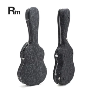 Factory Outlet High Quality Carbon Fiber Musical Instrument Guitar case PVC Coat Hard Shell Classical Acoustic Guitar Bag