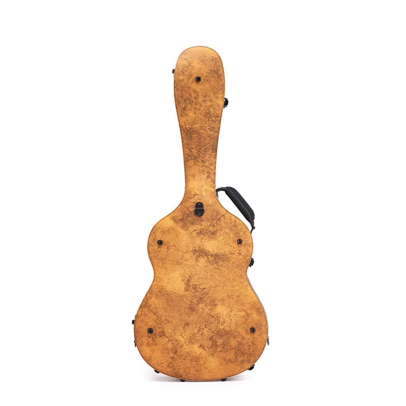 Luxury Shockproof Hard Guitar Case Custom Fiberglass Case With Hygrometer Waterproof Musical Instrument Hard Shell Case - 图片 3