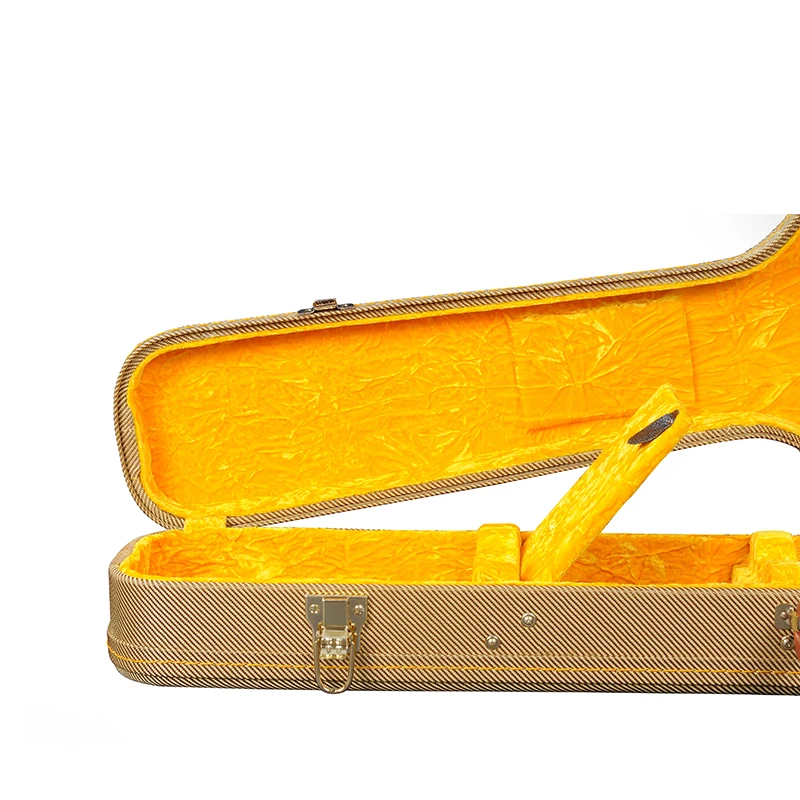 Rm Professional Manufacture Musical Instrument Wooden Case Good Protection Hard Shell Guitar Case Bag for Electric LP Guiitar - 图片 6