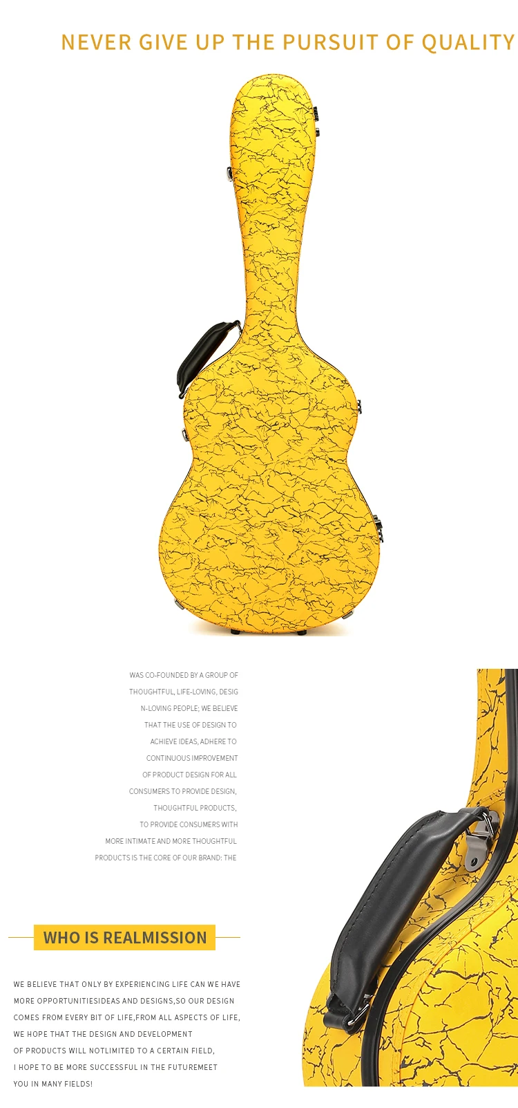 FGC87 RM New Arrival Model Fiber Glass Case for the Music Instrument Guitar Bag Violin Case - 图片 3