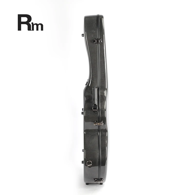 Carbon-C BK Rm Wholesale Black Classical Guitar Carbon Fiber Guitar Case Hard Shell Anti-collision Folk Musical Instrument Case - 图片 6