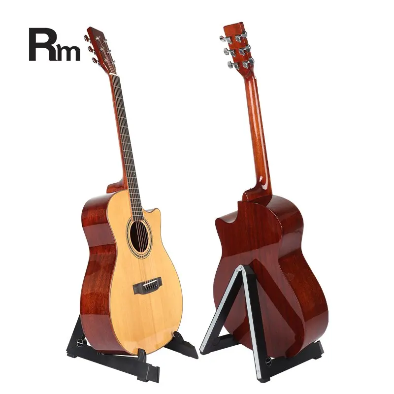 Zy-Std02 Rm Rainbow Oem Service Wholesale Price Custom Logo High Quality Hot Sale 41 Inch Spruce Top Acoustic Guitar