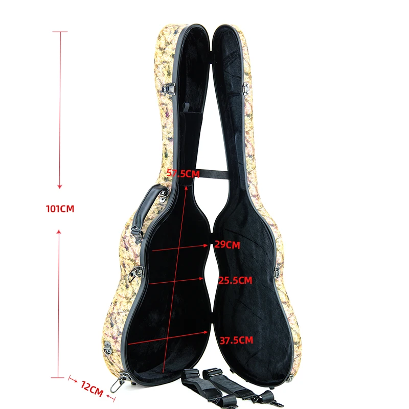 Rm Fashionable Fiberglass Guitar Case Strong Protection Guitar Hard Case High Quality Guitar Case - 图片 3