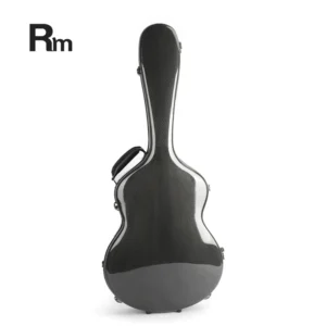 Carbon-C BK  Rm Wholesale Black Classical Guitar Carbon Fiber Guitar Case Hard Shell Anti-collision Folk Musical Instrument Case