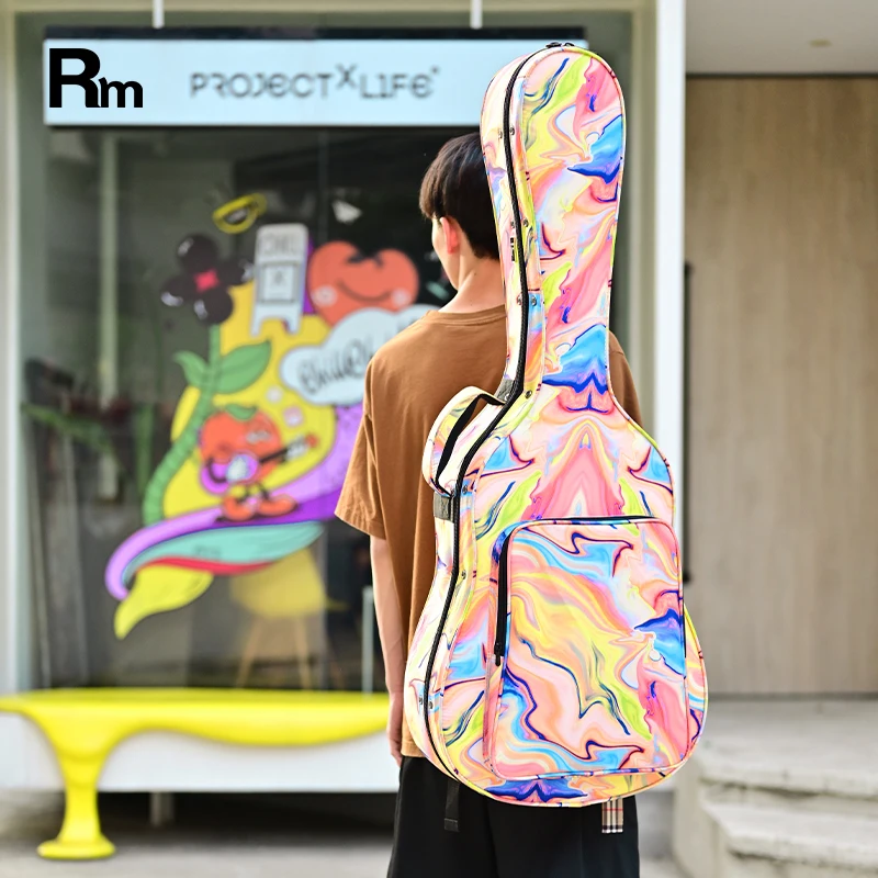 Wholesale Polyfoam Hard Case Guitar Lightweight Custom Guitar Case Portable Travel Hard Guitar Bag Acoustic - 图片 3