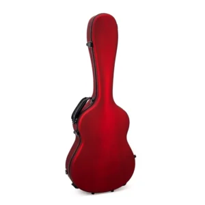 MOON-C-MRD RM Fiberglass Guitar case 39 Inch Waterproof Shockproof Hard case Red Painted Genineleather Handle