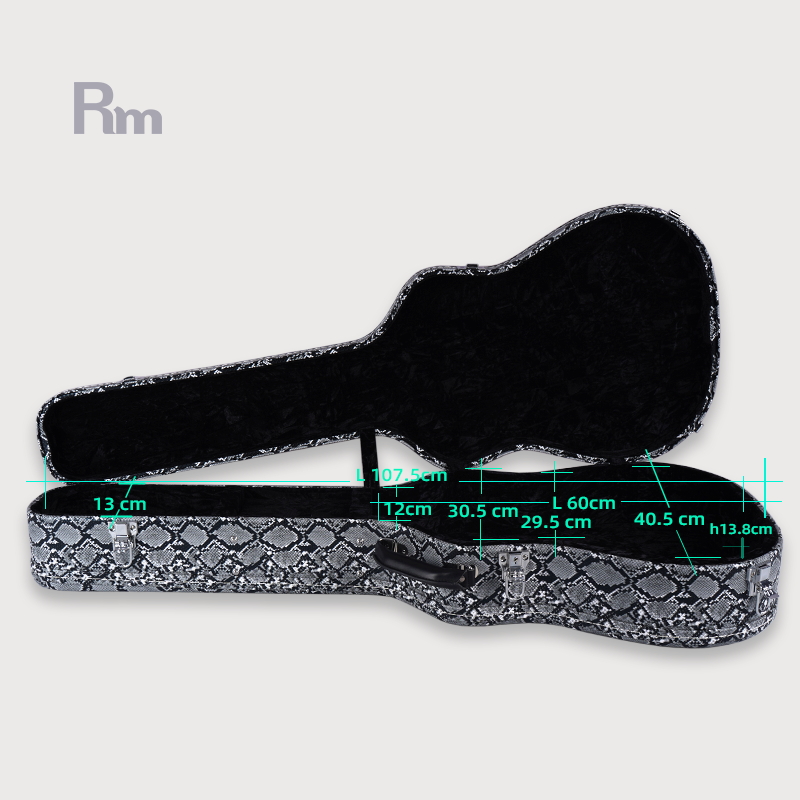 WC73-W2 38/39/40/41 Inch Hard Guitar case Arch Ballad Acoustic Hard case Musical Instrument case - 图片 2