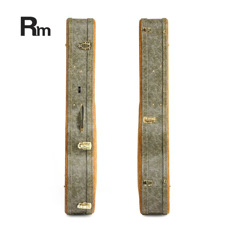 WC01 Rm Rainbow Music PU Leather Wooden GA Shape Acoustic Guitar Case Factory Direct Musical Instrument Cases & Bags - 图片 5