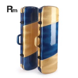 Wholesale Violin Display Case Multi-color Assortment Carton Fiber Case Shockproof Dustproof Rectangle Hard Violin Box Violin Bag