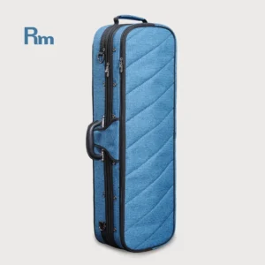 FC06-OV Rm Wholesale Hot Selling Red Oxford Cloth Foam Hard Shell  Guitar case Portable Musical Instrument case Violin case