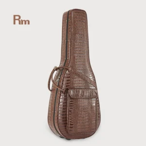 Custom RM C2 Hard Guitar Case FC02 39-Inch Classic Leather Guitar Case Bag Musical Instrument Luggage Foam Hard Case