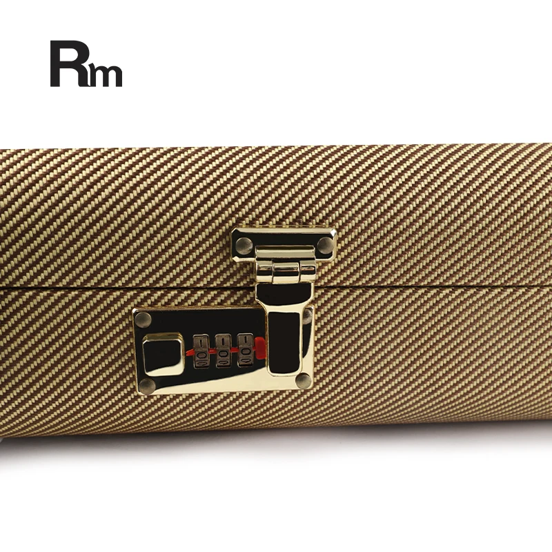 WC35 Rm Wholesale Acoustic Guitar Case Square Electric Guitar Case Yellow Twill Hard Shell Bass Case - 图片 4