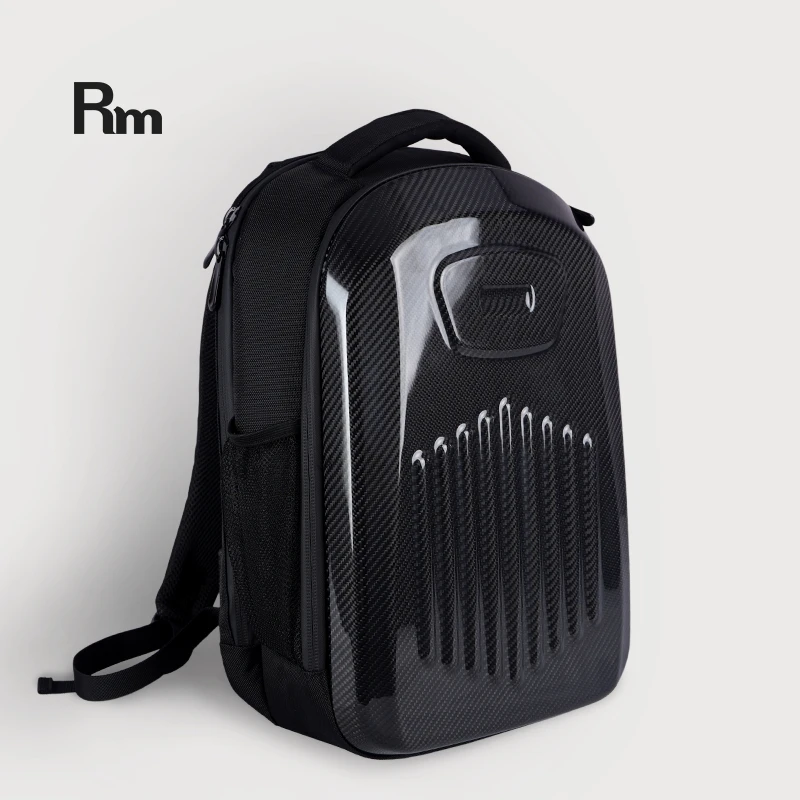 Rm New Arrival Carbon Fiber Backpack Good Quality Black Bag Comfortable Shoulder Straps Shockproof Fashionable Backpack - 图片 2