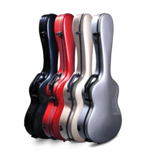 High-end Silver Classic Bass Guitar Hard Case Multi-color Fiberglass Classic Guitar Case Bag Portable Gig Bag Guitar Case