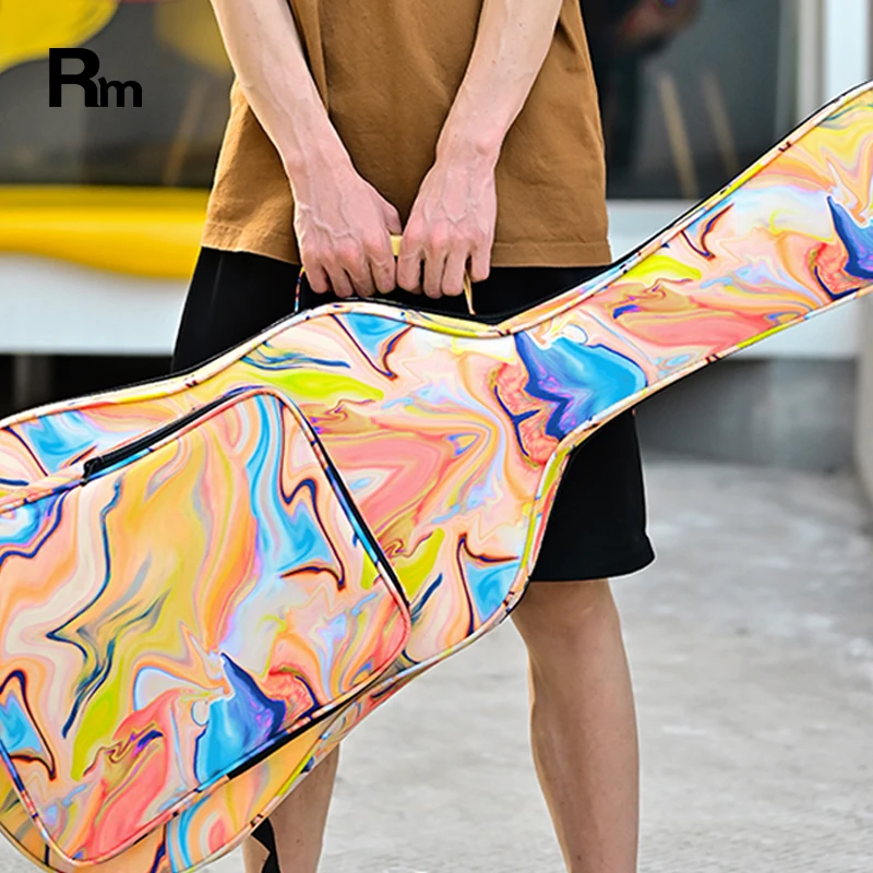 Wholesale Polyfoam Hard Case Guitar Lightweight Custom Guitar Case Portable Travel Hard Guitar Bag Acoustic - 图片 5