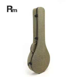 STD-R66 Rm Rainbow Music Wooden case with Fabric Small Four String Musical Instrument case Banjo Bag