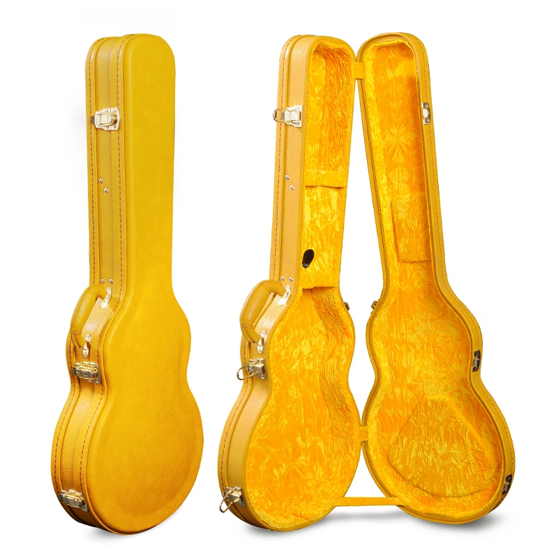 Wholesale Factory Direct Sale Guitar Case Good Protect Waterproof Wooden Hard Shell Case Bright Color Electric Guitar Case - 图片 4