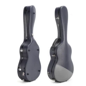 Rm Professional Customization Guitar Hard Case Black Guitar Flight Case Durable Guitar Travel Case