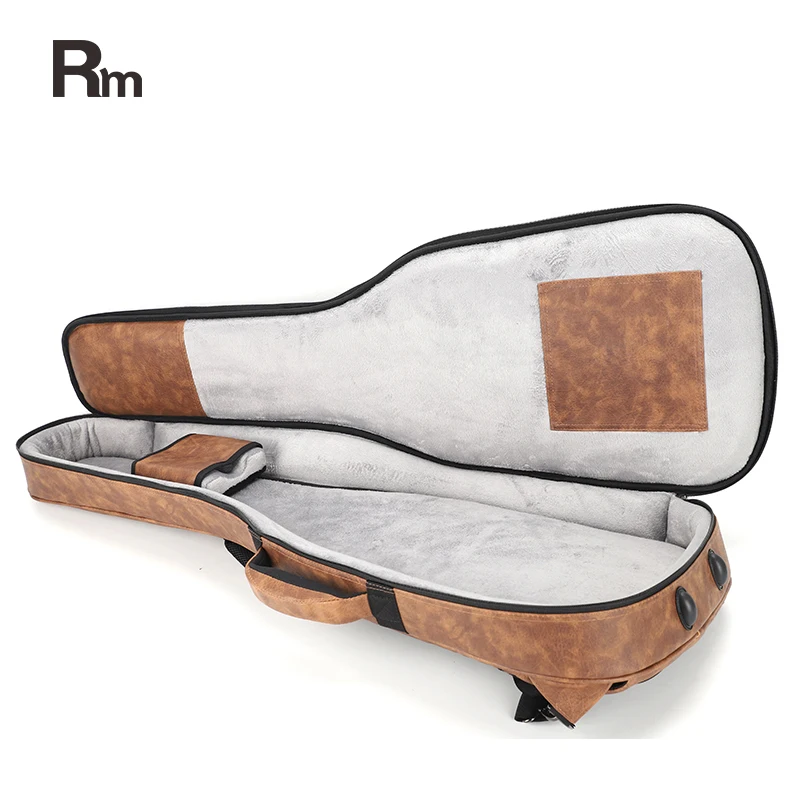 Novel Design Manufacture Selling Musical Instrument Guitar Bag Adjustable Shoulder Strap Waterproof Acoustic Guitar Carrying Bag - 图片 6