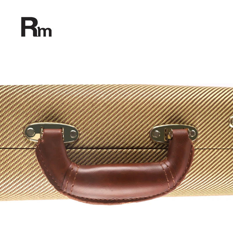 WC-35 Rm Rainbow Instrument Bags & Cases Wood Leather Telecaster Stratocaster Electric Bass Guitar Cases - 图片 4